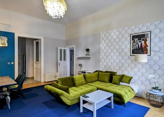 Apartmán Freeparking - Great Synagogue Apartment, 2 Bedroom, 5 People ,wifi, Ac